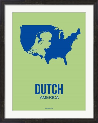 Framed Dutch America 3 Print