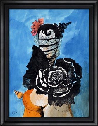 Framed La Casa Azul Print