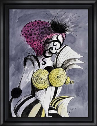 Framed Pink Print