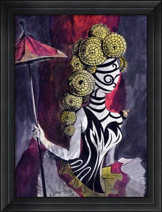Framed Tutu Parapluie Print