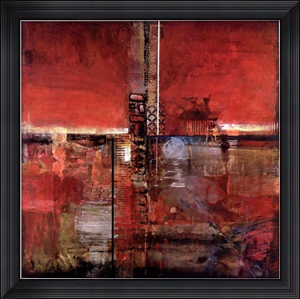 Framed Fireline II Print