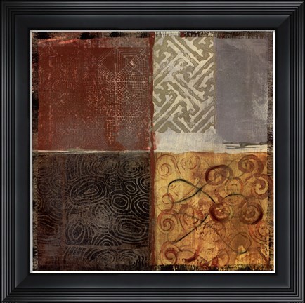 Framed Pattern Luck II Print