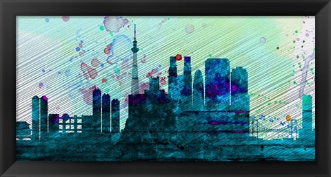 Framed Tokyo City Skyline Print