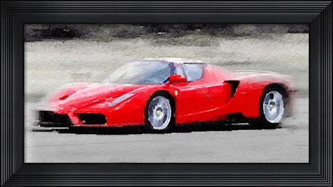 Framed 2002 Ferrari Enzo Print