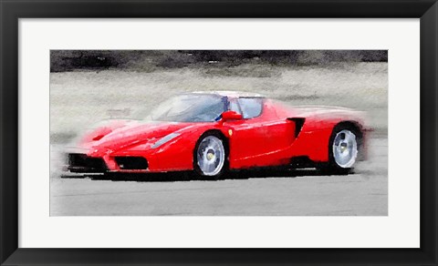 Framed 2002 Ferrari Enzo Print