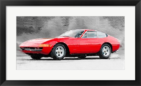 Framed 1968 Ferrari 365 GTB4 Daytona Print