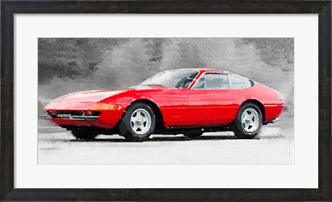 Framed 1968 Ferrari 365 GTB4 Daytona Print