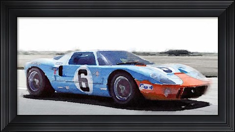 Framed Ford GT 40 Gulf Print