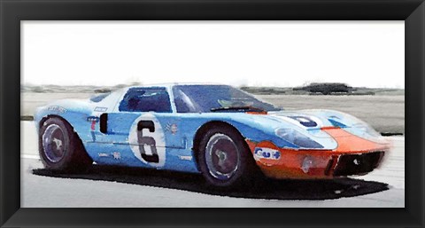 Framed Ford GT 40 Gulf Print