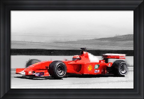 Framed Ferrari F1 Laguna Seca Print