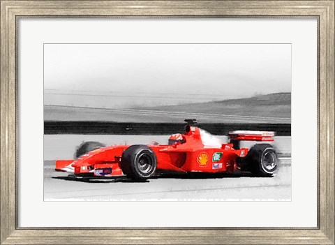 Framed Ferrari F1 Laguna Seca Print