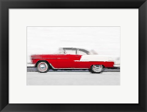 Framed 1955 Chevy Bel Air Print