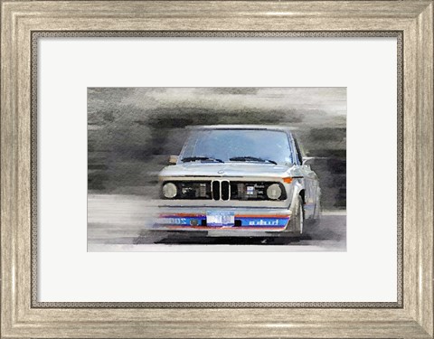 Framed 1974 BMW 2002 Turbo Print