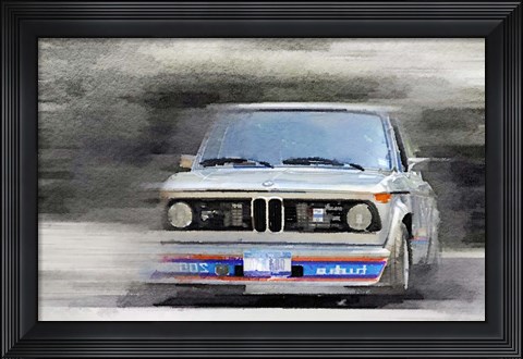 Framed 1974 BMW 2002 Turbo Print