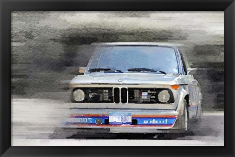 Framed 1974 BMW 2002 Turbo Print