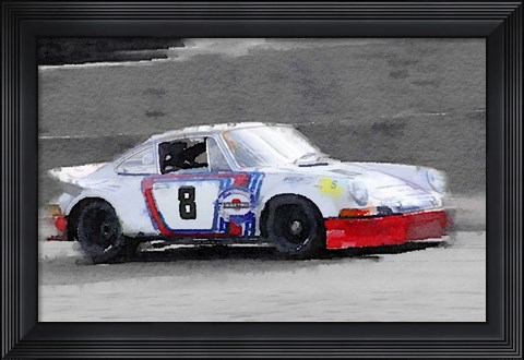 Framed 1973 Porsche 911 Print