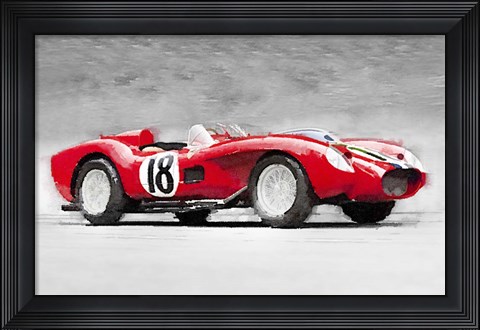 Framed 1957 Ferrari Testarossa Print