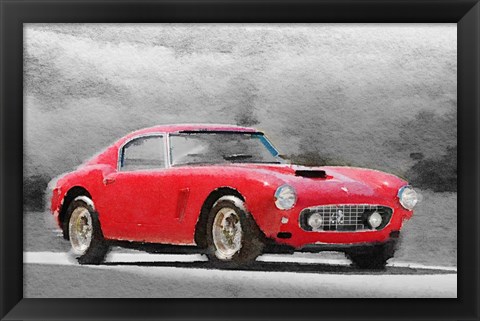 Framed 1960 Ferrari 250 GT SWB Print
