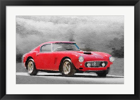 Framed 1960 Ferrari 250 GT SWB Print