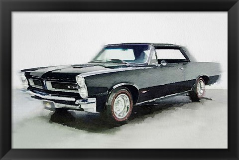 Framed 1966 Pontiac GTO Print