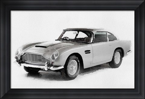 Framed 1964 Aston Martin DB5 Print