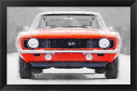 Framed 1968 Chevy Camaro SS Print