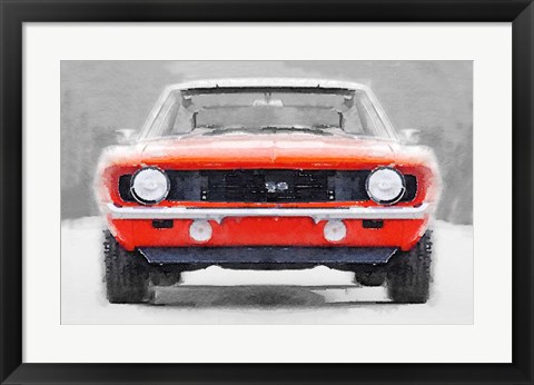 Framed 1968 Chevy Camaro SS Print