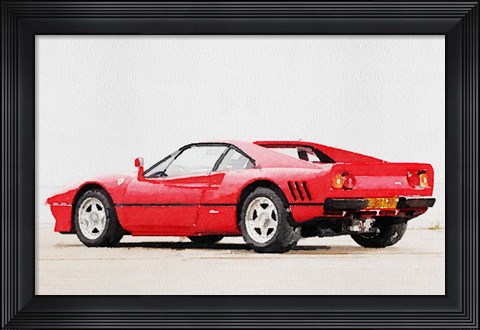 Framed 1980 Ferrari 288 GTO Print