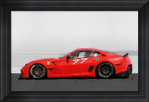 Framed 2006 Ferrari 599 GTB Fiorano Print