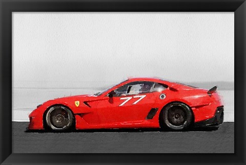 Framed 2006 Ferrari 599 GTB Fiorano Print