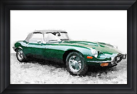 Framed 1961 Jaguar E-Type Print