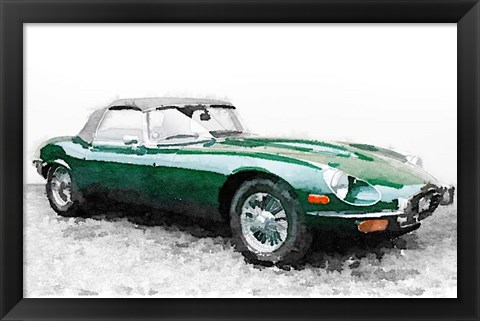 Framed 1961 Jaguar E-Type Print