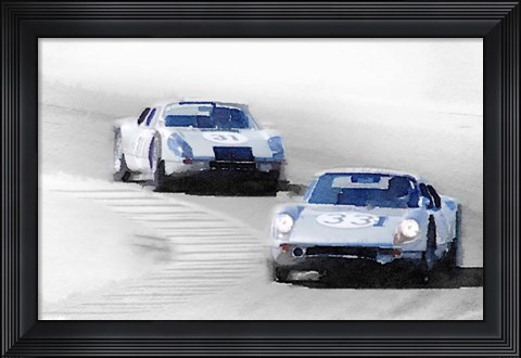 Framed Porsche 904 Racing Print