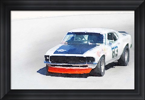 Framed Chevy Camaro Monterey Print
