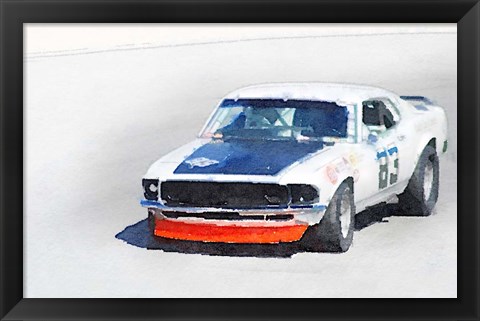 Framed Chevy Camaro Monterey Print