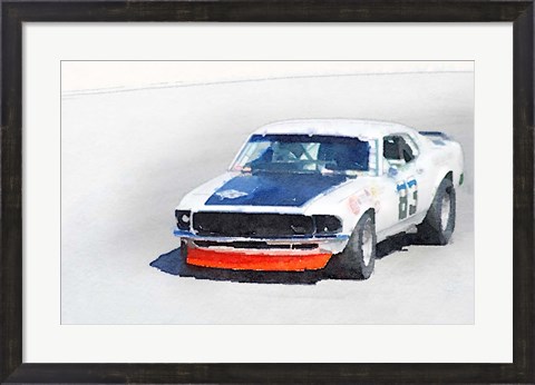 Framed Chevy Camaro Monterey Print
