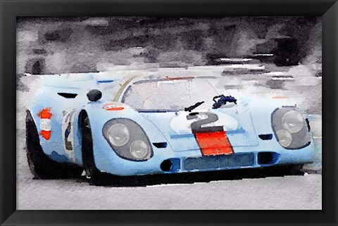 Framed Porsche 917 Gulf Print