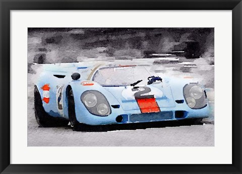 Framed Porsche 917 Gulf Print