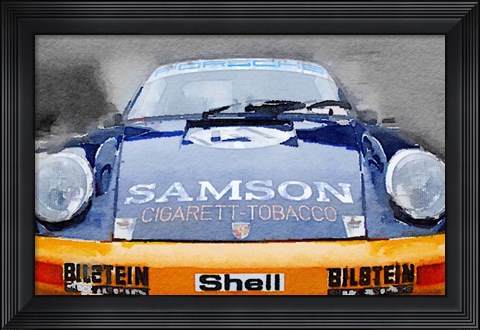 Framed Porsche 911 Front End Print
