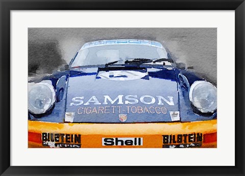 Framed Porsche 911 Front End Print