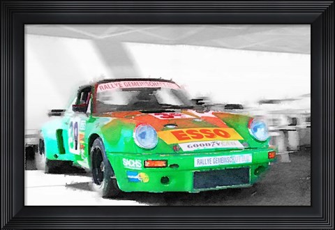 Framed Porsche 911 Turbo Print