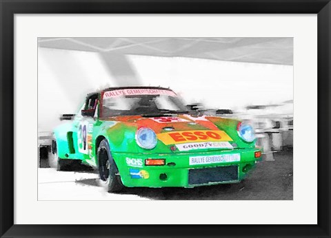 Framed Porsche 911 Turbo Print