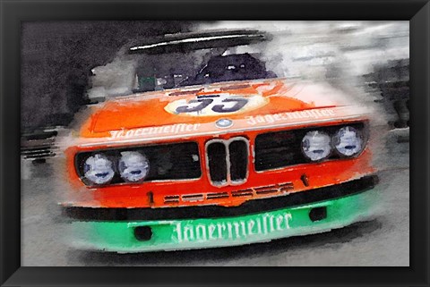 Framed BMW Front End Print