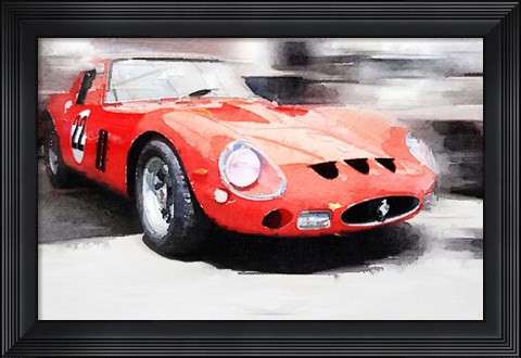 Framed 1962 Ferrari 250 GTO Print