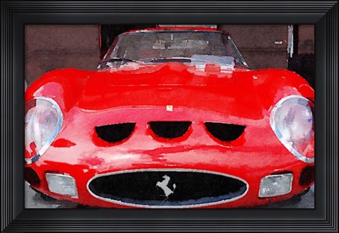 Framed 1962 Ferrari 250 GTO Front Print