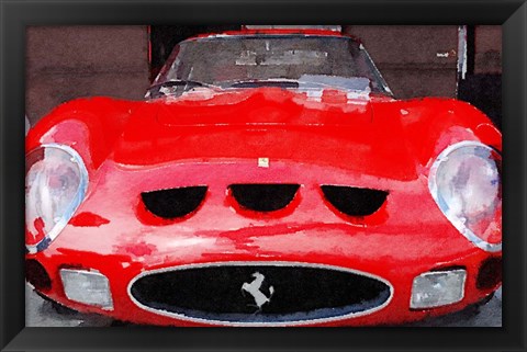 Framed 1962 Ferrari 250 GTO Front Print