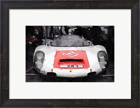 Framed Ferrari Front End Monterey Print