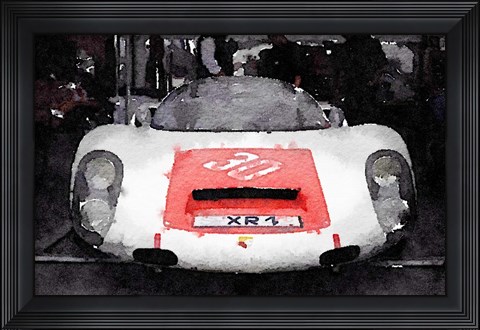 Framed Ferrari Front End Monterey Print