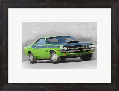 Framed 1970-TA-Challenger Print
