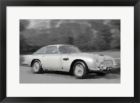 Framed Aston Martin DB5 Print